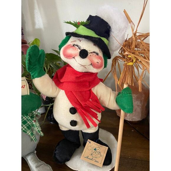Annalee Christmas Holiday Decor snow man NWT ‘92 - Picture 1 of 6